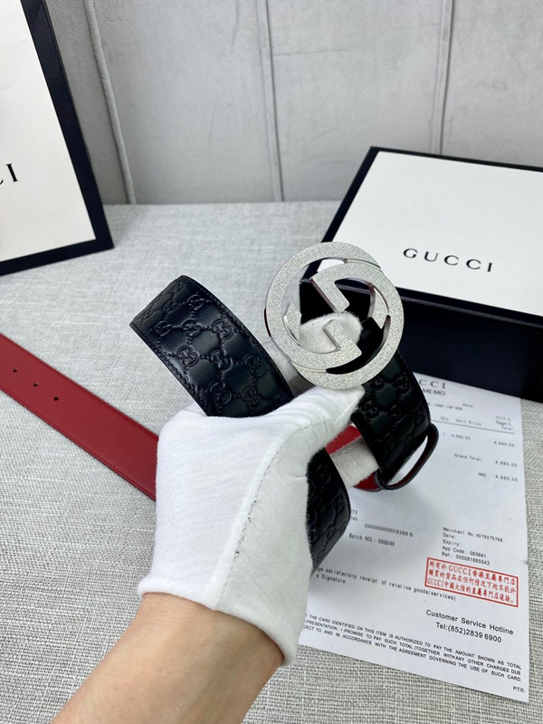 グッチベルト激安素材ディテール